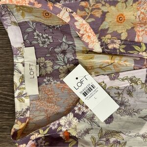 LOFT Vibrant Floral Dress